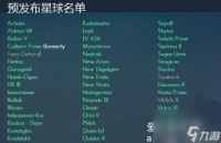 无人深空已知星球天体介绍-无人深空已知星球天体名称