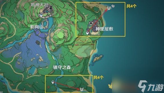 原神4.3海乱鬼讨伐路线是什么-海乱鬼分布图一览