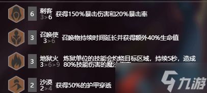 《云顶之弈》9.22版本炼狱召唤刺玩法攻略