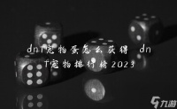 dnf宠物蛋怎么获取 dnf宠物排行榜2023