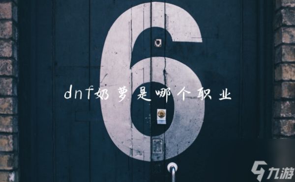 dnf奶萝是哪个职业