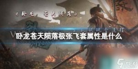 《卧龙苍天陨落》极张飞套属性介绍