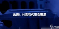 光遇1.10雪花代币在哪里 光遇1月10日宴会节活动代币收集攻略