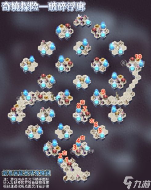 剑与远征破碎浮廊攻略路线图（剑与远征破碎浮廊通关走法）「干货」