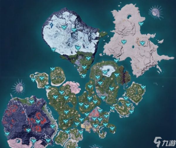 《幻兽帕鲁》传送点位置在哪 57个全传送点位置一览