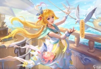 《王者荣耀》朵莉亚金色潮汐秒杀皮肤详细介绍