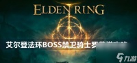 艾尔登法环BOSS禁卫骑士罗蕾塔攻略