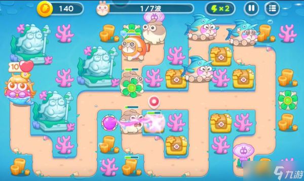 保卫萝卜4海的闺女46关攻略