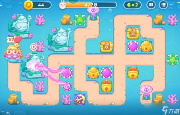 保卫萝卜4海的闺女46关攻略