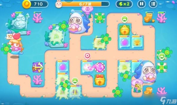 保卫萝卜4海的闺女46关攻略