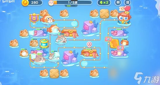 保卫萝卜4海的闺女第11关攻略