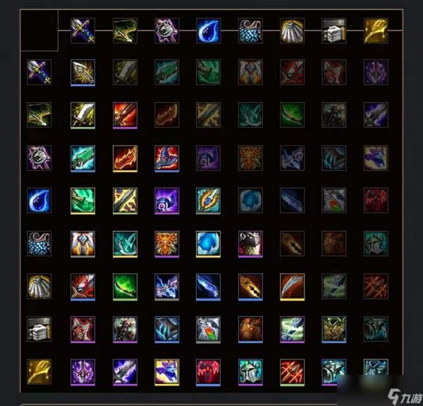 云顶之弈装备合成图鉴最新版本