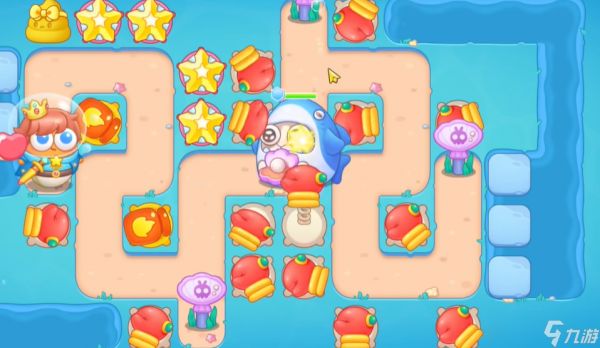 《保卫萝卜4》海的闺女第63关满星攻略