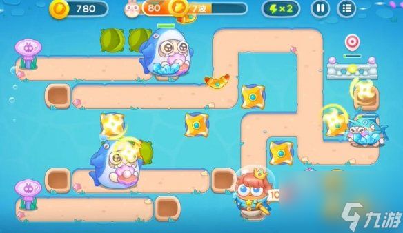 保卫萝卜4海的闺女第92关攻略