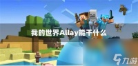我的世界allay能干什么 Allay驯服攻略