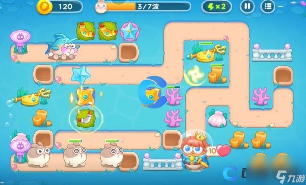 《保卫萝卜4》海的闺女第九十二关怎么过