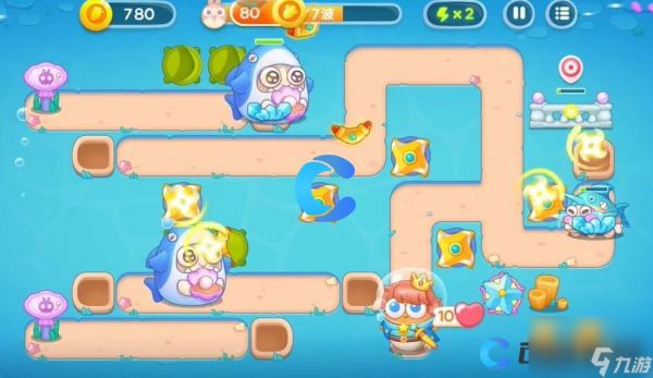 《保卫萝卜4》海的闺女第九十二关怎么过