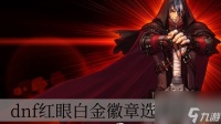 dnf红眼白金徽章选择什么