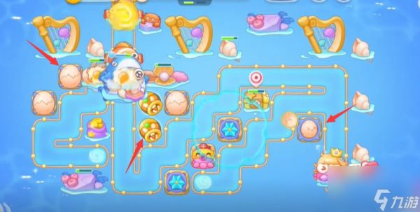 《保卫萝卜4》海的闺女第107关通关攻略