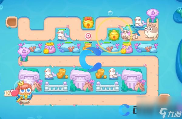 《保卫萝卜4》海的闺女第一百一十七关图文攻略