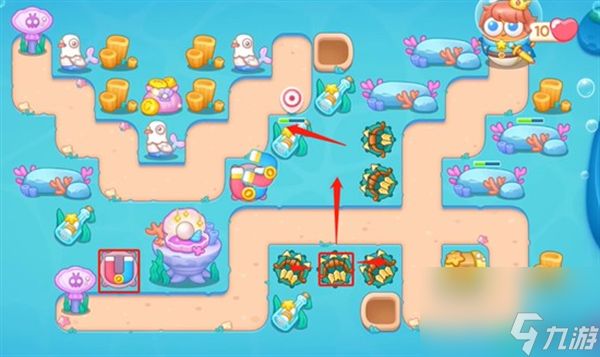 保卫萝卜4海的闺女第118关怎么通过