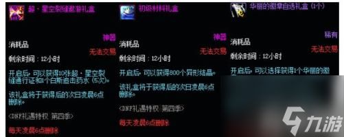DNF礼遇特权第四季奖励介绍 28元绝对不亏