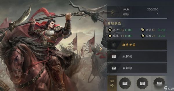 三国谋定天下吕布武将图鉴