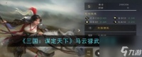 三国谋定天下马云禄怎么样 具体介绍