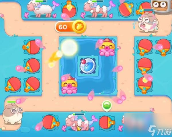 保卫萝卜4海的闺女第56关通关攻略