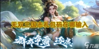 无双三国志兑换码在哪输入