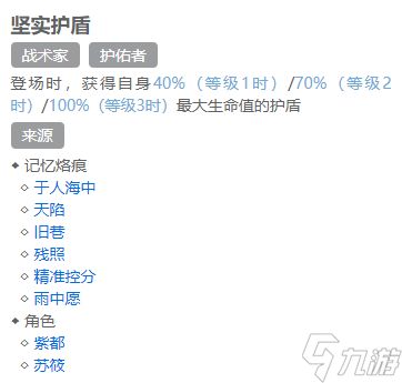 白荆回廊苏筱角色图鉴一览