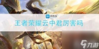 王者荣耀云中君厉害吗 云中君技能解析