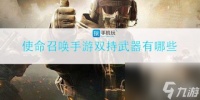 使命召唤手游双持武器有什么 双持武器特点介绍