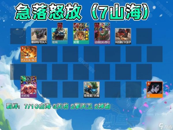 《云顶之弈》急落怒放妮蔻阵容羁绊推荐