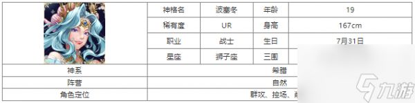 《第七幻域》全新UR神格——波塞冬海洋霸主的冰火冲击