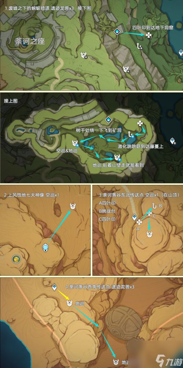 原神遗迹龙兽速刷路线分享