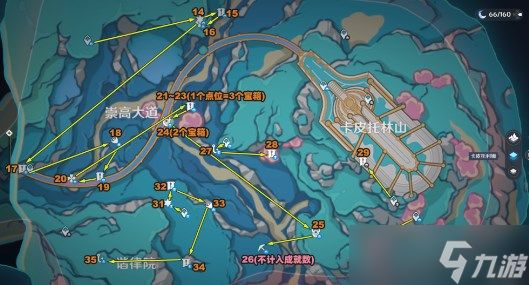 原神4.6枫丹35个限时挑战怎么完成 原神4.6枫丹35个限时挑战路线图分享