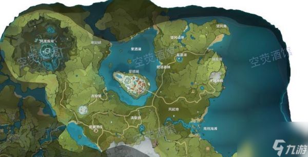 原神攻略蒙德地区钓鱼点位置一览，尽在此文！