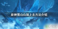 原神蒙德龙脊雪山山顶 原神雪山山顶上去最快方法推荐