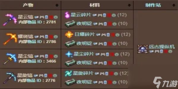 泰拉瑞亚夜明锭怎么弄