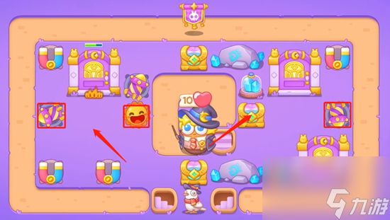 《保卫萝卜4》阿波与魔法宝藏第54关怎么过？