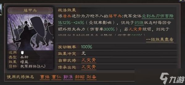 三国志战略版特殊兵种有哪些