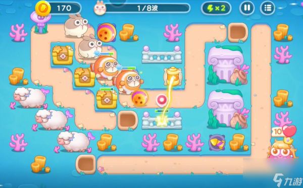 保卫萝卜4海的闺女第59关攻略