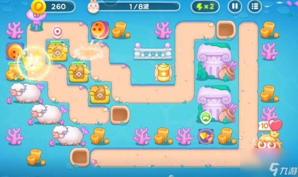 保卫萝卜4海的闺女第59关攻略