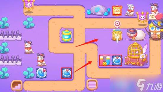 《保卫萝卜4》阿波与魔法宝藏第70关攻略