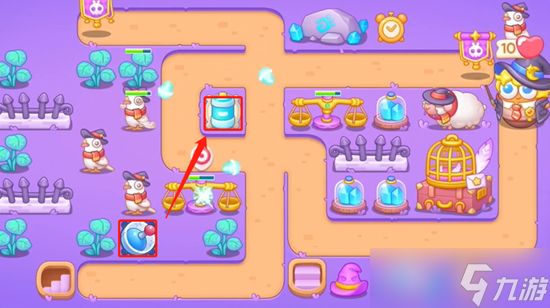 《保卫萝卜4》阿波与魔法宝藏第70关攻略