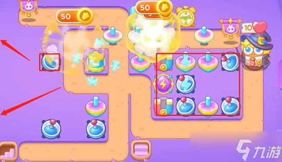 《保卫萝卜4》阿波与魔法宝藏第70关攻略