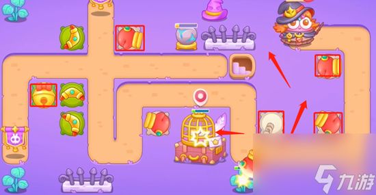 《保卫萝卜4》阿波与魔法宝藏第77关怎么过？