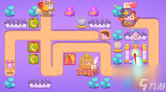 《保卫萝卜4》阿波与魔法宝藏第77关怎么过？