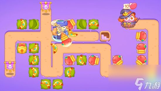 《保卫萝卜4》阿波与魔法宝藏第77关怎么过？
